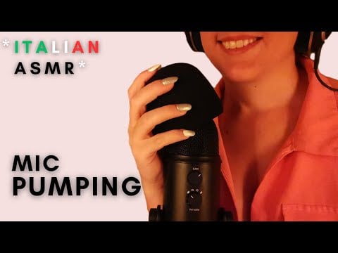 ASMR ITA - MIC PUMPING swirling | personal attention | countdown, from slow to fast | tingles