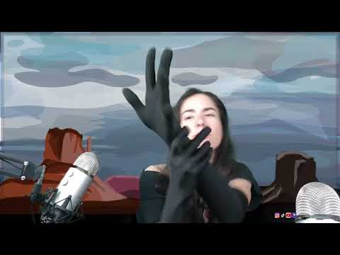ASMR - Long Black Gloves