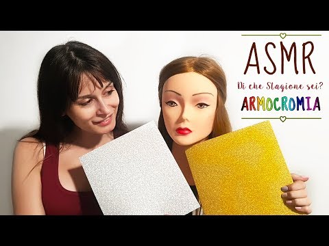 ASMR Roleplay 🎨 ARMOCROMIA: Consulenza con TEST dei Colori