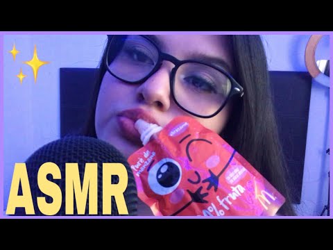 COMIENDO PURÉ DE MANZANA | ASMR EN ESPAÑOL ✨