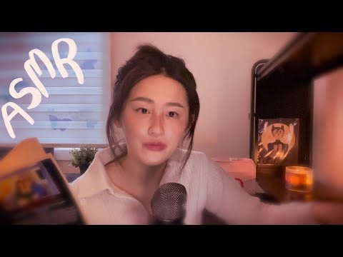 ASMR 📖 inaudible sensitive whispers + sticky clicky cupped reading