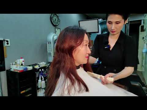 미용실ASMR (시각과청각의활성화) 동영상 2시간 17분 긴영상으로 컷트 염색 펌 시청을 만끽하시기를 바랍니다!!~Korean Hair salon ASMR (Visual and