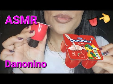 ASMR| DANONINO CON LA 😛|  #asmr #asmrsounds