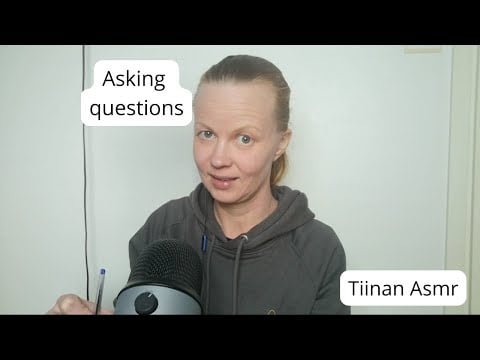 I ask you gentle questions & Write down the answers ✍️📖 ASMR Soft spoken with an accent