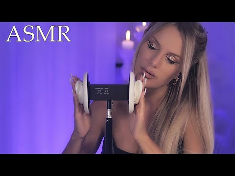 ASMR  💜 3 HOURS Gentle Ear Attention for Deep Sleep  💤  Ear to Ear Whispering 😴