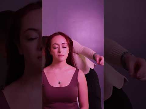 She got goosebumps #asmrvideos
