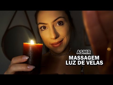 ASMR: Massagem RELAXANTE a LUZ DE VELAS | ALÍVIO PARA DORMIR