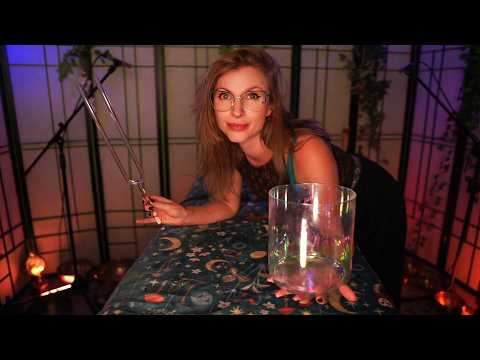 ASMR Plucking & Removing Heavy Energy Reiki, Tuning Forks, Singing Bowl (Bedside POV, laying down)