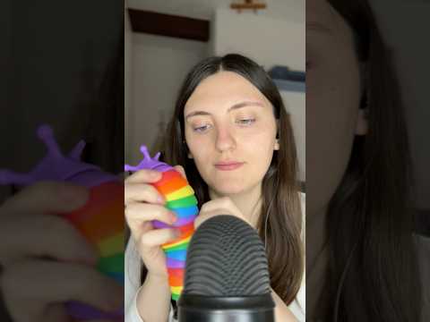 Lumaca Arcobaleno ASMR 🌈💜 #asmr #asmrvideo #shorts #asmrsounds #rainbow