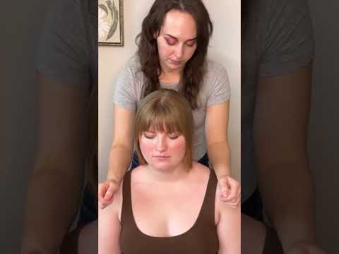 ASMR Soothing Head and Shoulder Massage #asmrforsleep #tingles #asmrmassage #oddlysatisfying