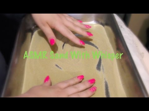 ASMR ☼Sand With Whisper☼