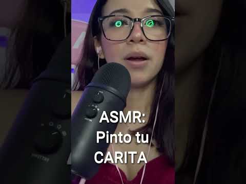 ASMR // Tu NOVIA pinta tu CARITA💖 #asmr #sonidos relajantes #susurros  #short #asmrenespañol