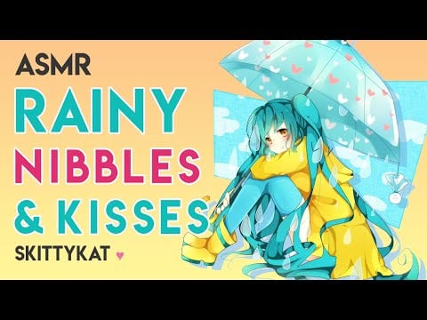 Unintelligible ASMR || Rainy Nibbles with Hungy Girlfriend ☔️🐦 Triggers galore! pats, brushies, noms
