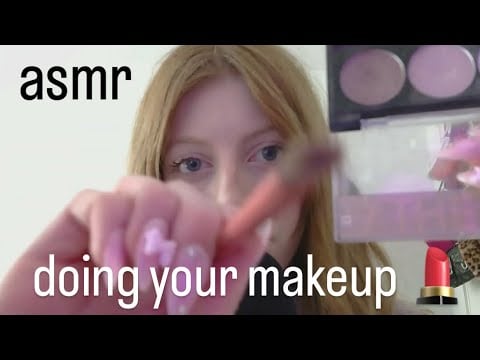 (asmr) doing your makeup (fast)