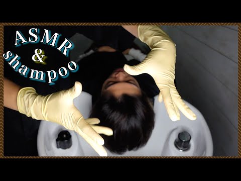 【ASMR/音フェチ】 ゴム手袋の音と快眠シャンプー/ acmp バイノーラル 美容院 按摩