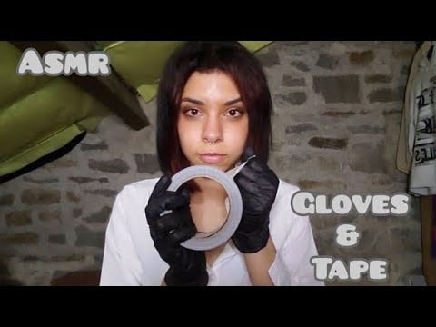 ASMR ◇ Gloves and tape 💫