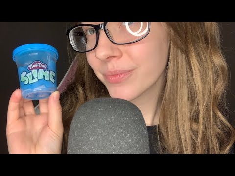 ASMR Playing With Blue Slime