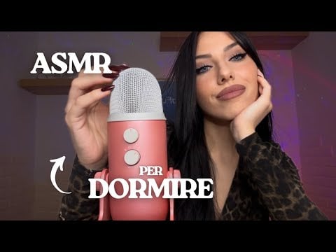 ASMR PER DORMIRE IN POCHI MINUTI - SLOW MIC BRUSHING AND SCRATCHING