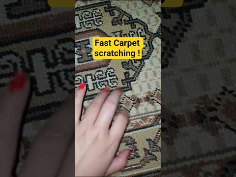 super fast and aggressive carpet scratching ASMR #scratchingasmr #fastasmr #asmr #asmrvideo
