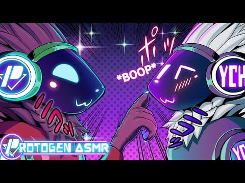 (Furry ASMR) Protogen BOOPS and TAPS your  visor [Binaural audio] [M4A] [Roleplay]