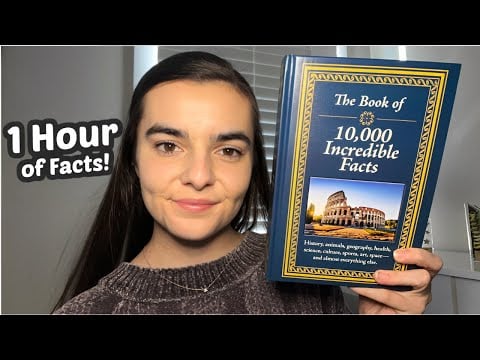 ASMR 1 Hour of Whispering Super Random Facts