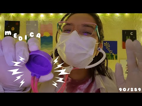 ASMR MÉDICO | FAZENDO SUA CONSULTA 👩🏽‍⚕️💖