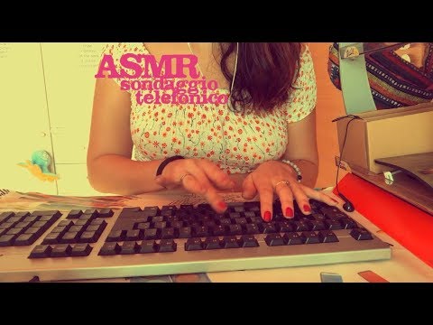 📞ASMR📞 SONDAGGIO TELEFONICO (ITA)