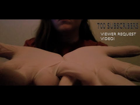 ASMR Glove Sounds (NO TALKING) 🧤 700 subscriber viewer request video!!!