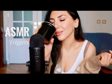 ASMR Triggers From Paris 💗 Sensitive Ear to Ear Whispering / Tapping
