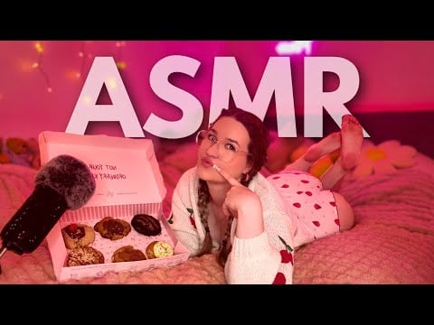 ASMR | RATING CRUMBL COOKIES for the first time & Mouth Sounds 🫦