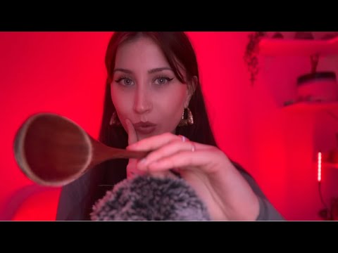 ASMR scooping & eating your face with a wooden spoon (mouth sounds ...