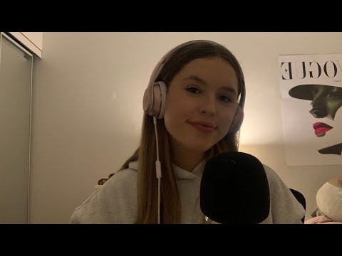 ASMR - super close up whispering and mouth sounds (rambling)