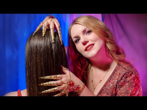 ASMR Real Person | Ultra TINGLY Hair Play, Scalp Check & Massage (Kopfmassage Deutsch)