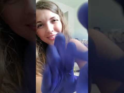 Gloved Finger Fluttering ASMR Short