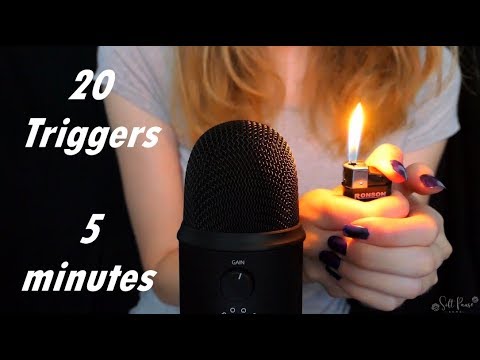 ASMR | 20 Triggers in 5 Minutes | Fast Tingles (NO Talking)