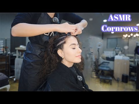 [ASMR] Hairstyle for curly hair. They Work With Celebrities.  Soft Spoken. Japan