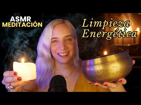 ASMR MEDITACIÓN PARA DORMIR 😴 LIMPIEZA ENERGÉTICA CON INCIENSOS, VELAS Y CUENCOS