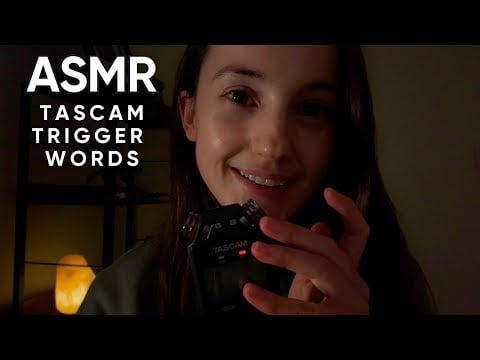 ASMR Deep Ear to Ear Whispering | Trigger Words (Tascam mic) ✨