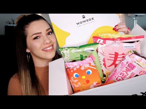 ASMR - Tasting & Unboxing Japanese Snacks