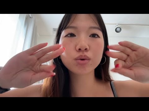 a quick upclose low quality asmr (visuals, invisible triggers, unique textures)