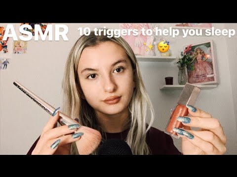 ASMR: 10 triggers to help you sleep 😴✨