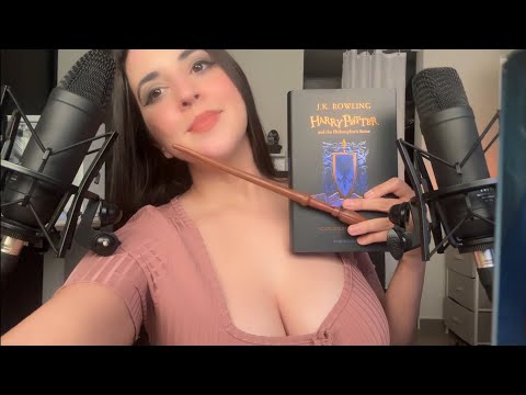 ASMR ⚡️BRUJITA TE CONSIENTE ⚡️ROLEPLAY SORPRESA 🎁 CON UNIFORME DE HOGWARTS + LECTURA HARRY POTTER 🪄