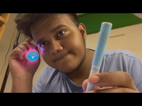 8 Minutes ASMR Fast Cranial Nerve Exam for you