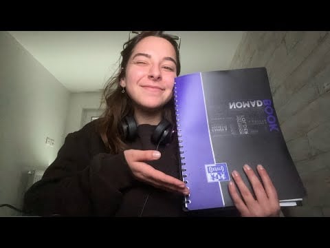 🌙ASMR - Vidéo à mettre en fond pour étudier, travailler, lire, dodo🌙 (clavier, écriture, no talking)
