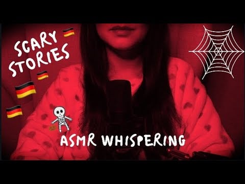 ASMR Whispering | Scary Stories in German 👻 Gruselgeschichte 🎃 The Emotionless Woman ✨