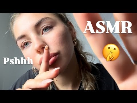 Whispering Pshhh Sounds to Help You Sleep Instantly 😴✨ Mouth Sounds ASMR [German]