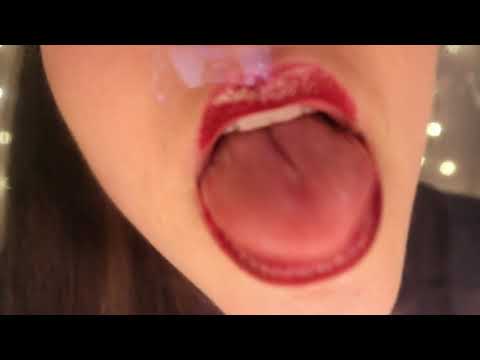 ASMR Fast Aggressive glass licking/lens licking