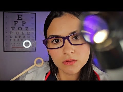 ASMR MÉDICAL Exame dos Olhos, Ouvidos e Alérgia Detalhado🩺 ROLEPLAY