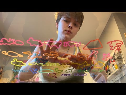 ASMR in 2010 | POV: You are my table watching me sort my silly bandz collection