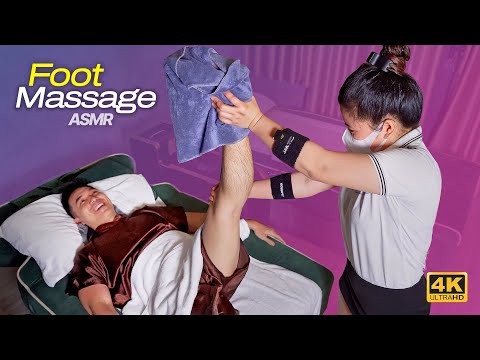 ASMR 🔥 Intensive foot massage and powerful Vietnamese